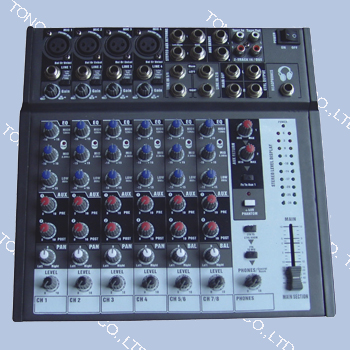 Mixing console