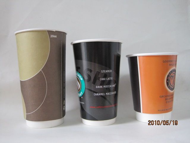 Customer Printed Double Wall Paper Cup For Coffee