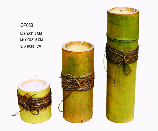 Bamboo Candle