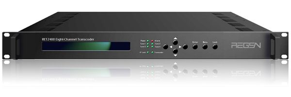 RET2408 Eight-Channel MPEG-2/H.264 SD/HD Transcoder