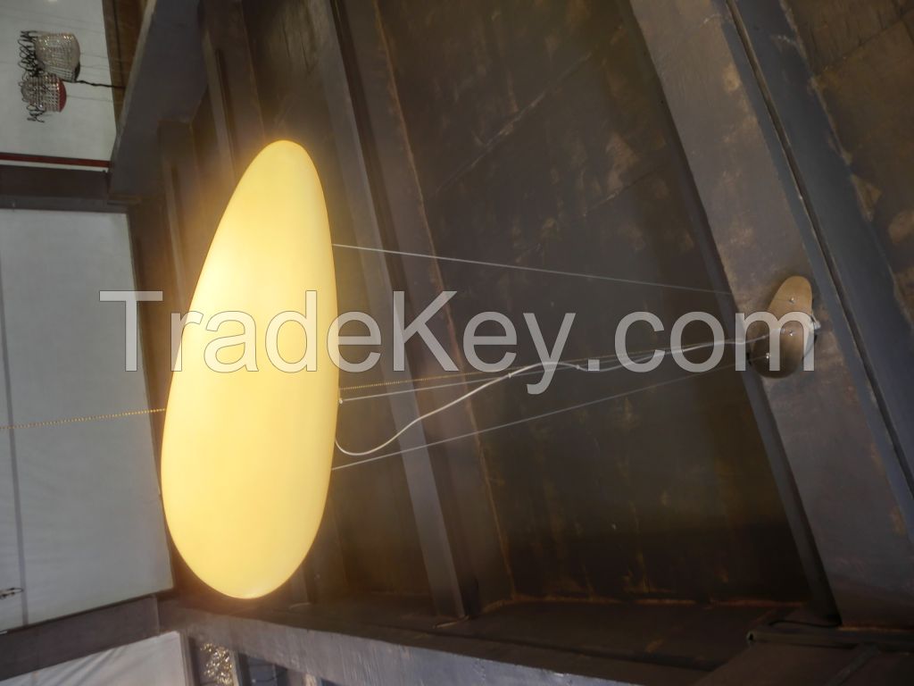 egg shape pendant light