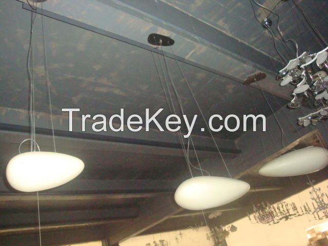 egg shape pendant light