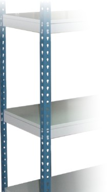 Quick fitting shelving system- boltless