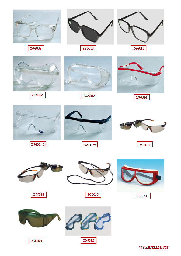 safety goggle and glasses