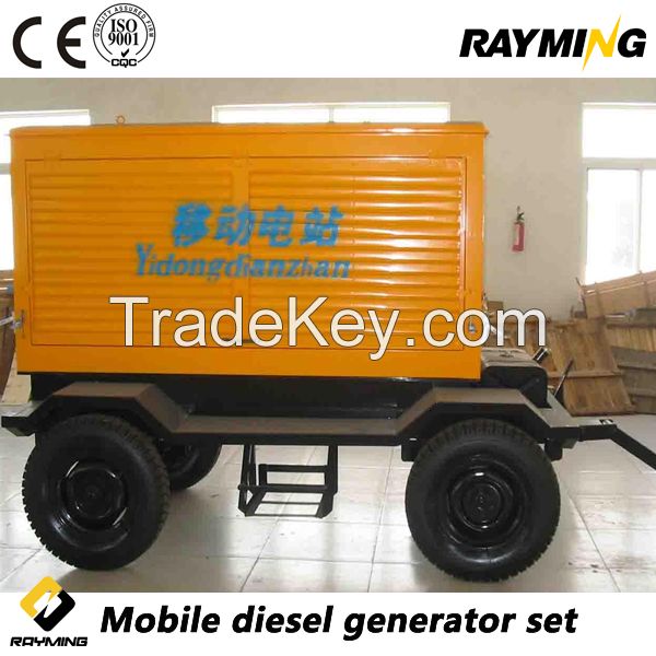 Mobile diesel generator set