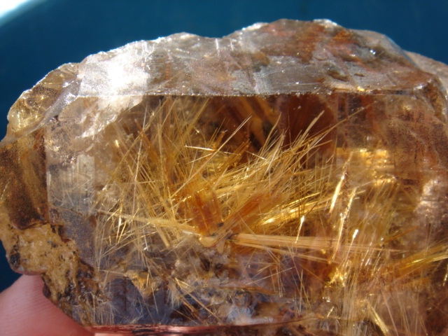 Rough Rutilated Crystal Brazil  (Rutile)