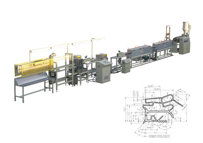 Refrigerator door gasket production line