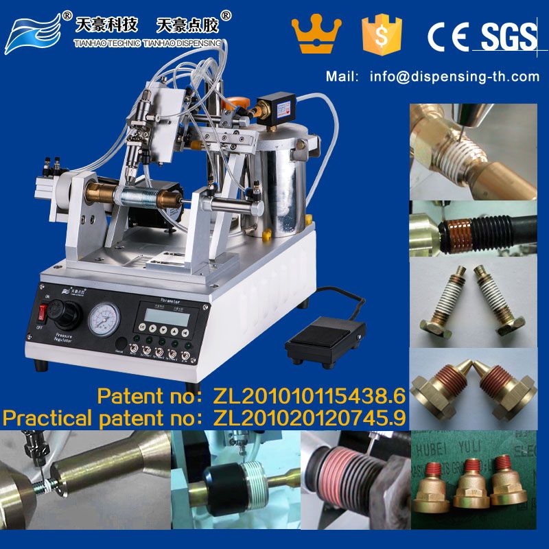 Full automatic thread coating machine for screw and bolt.nut