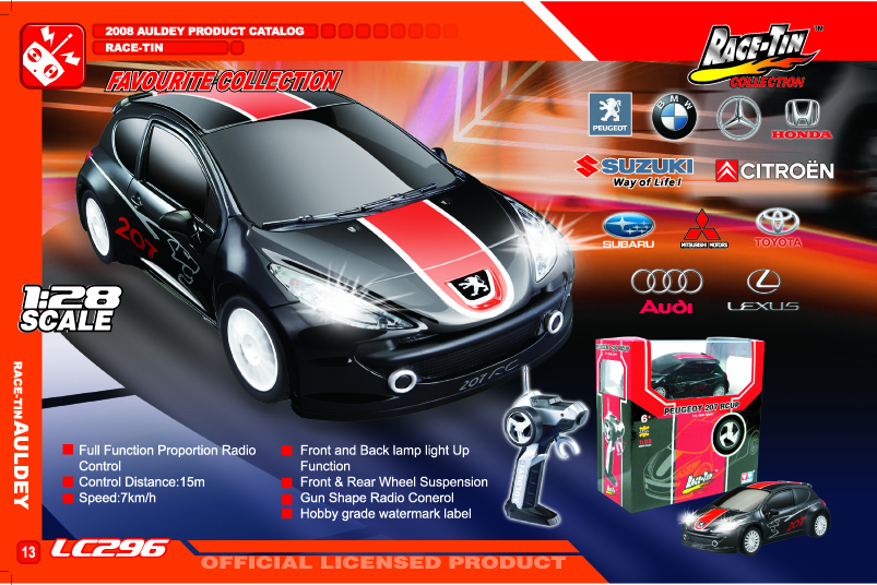 Official license R/C car