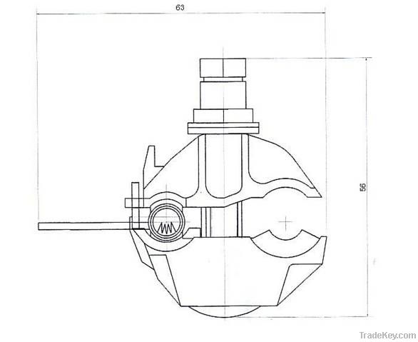 Insulation Piercing Connector /piercing clamp/insulated piercing conne