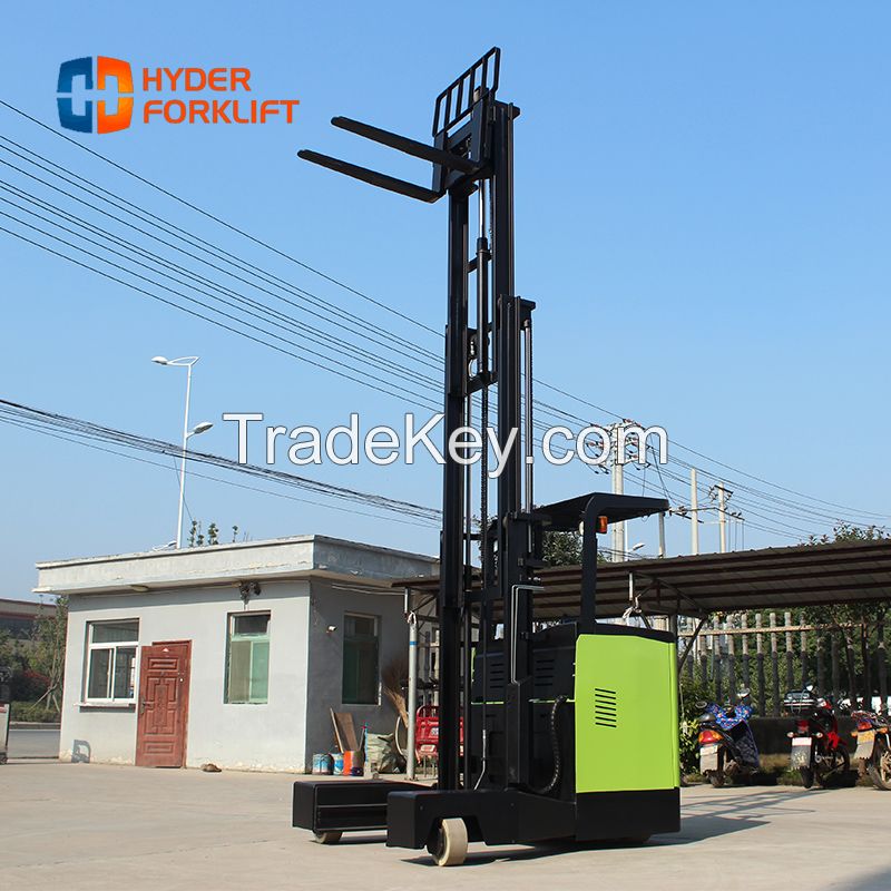 1.5ton, 2ton, 2.5ton 4 way/4 direction electric reach forklift truck for long materials