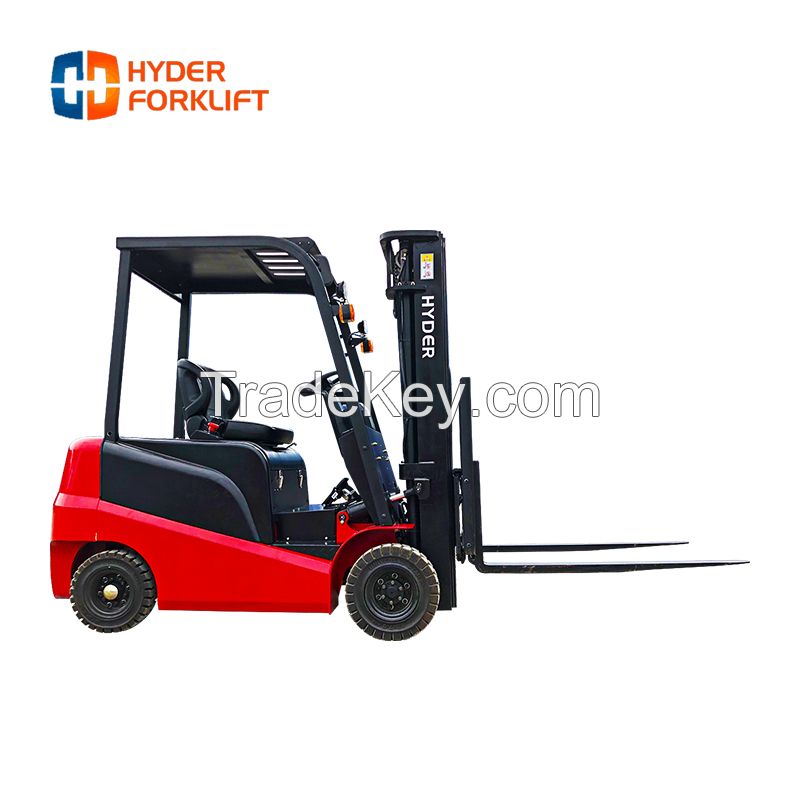 High quality electric forklift 2 ton, mini electr forklift, small forklift electr triplex 4.5m mast for container loading