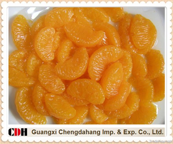 Canned mandarin orange