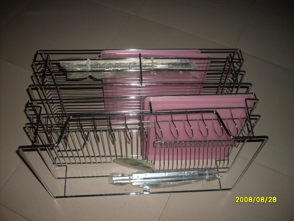 stainless steel pull basket