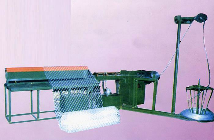 semi-automatic diamond mesh machine