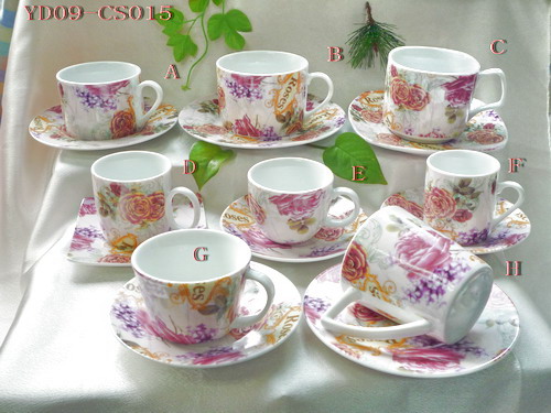 China  porcelain cup&saucer set