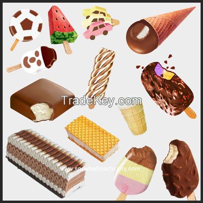 Extrusion ice cream machine