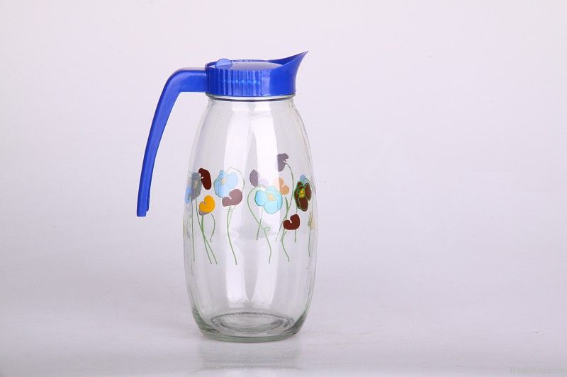 Glass water bottle