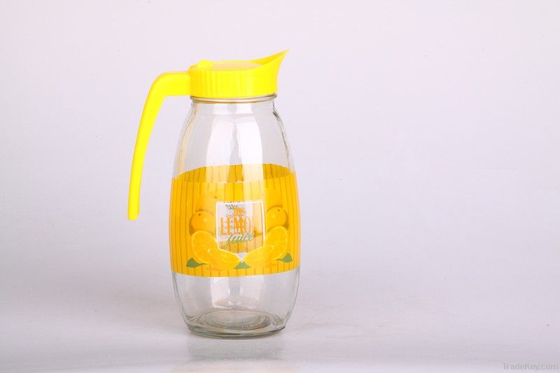 Glass water bottle