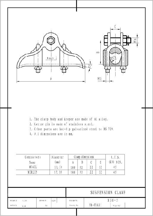 Suspension clamp