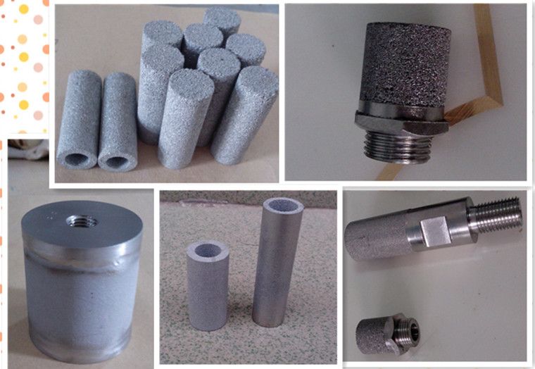 titanium &amp;amp; stainless steel powder sintering filter components