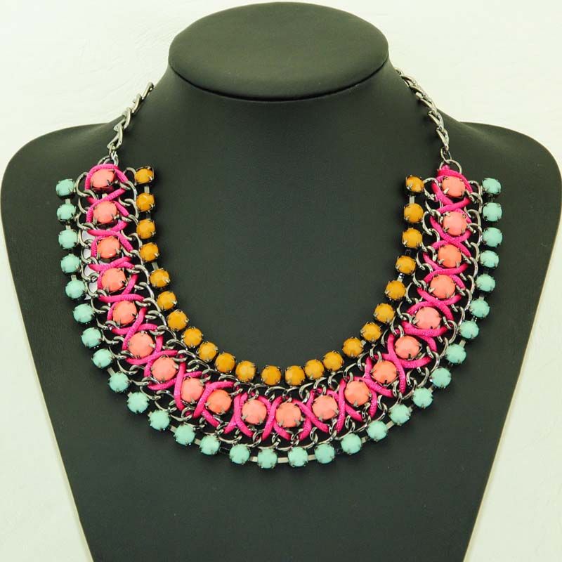 2014 New Arrival Beaded Necklace For Women