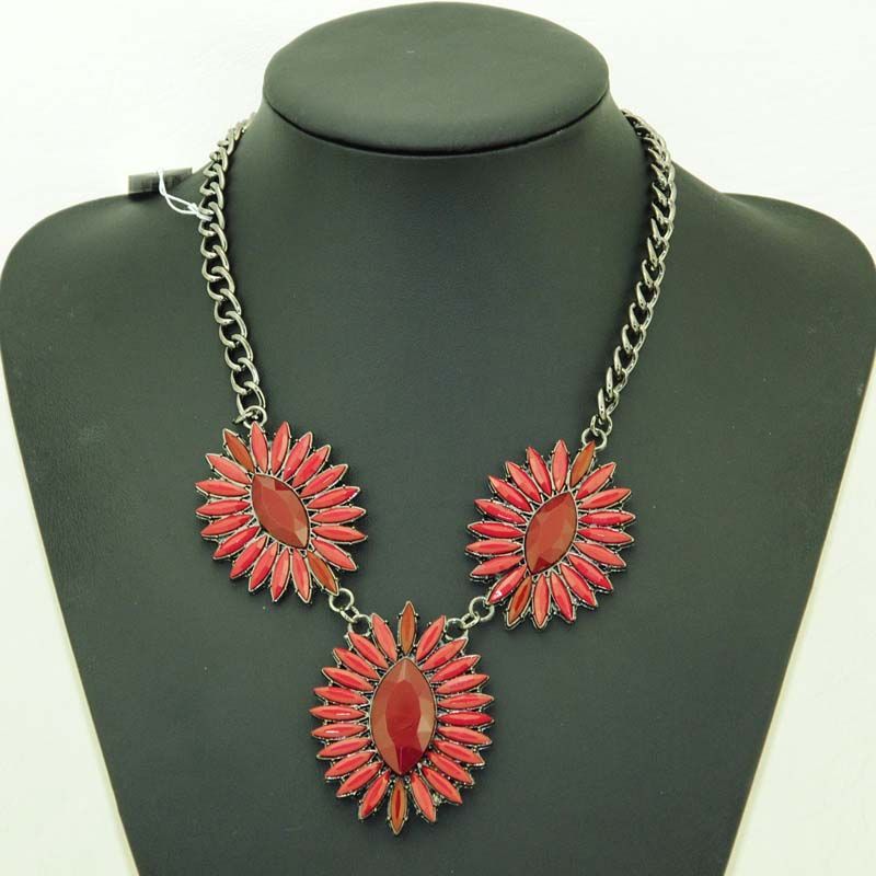 2014 New Hot-Sell Women Beaded Charm Pendant  Necklaces 