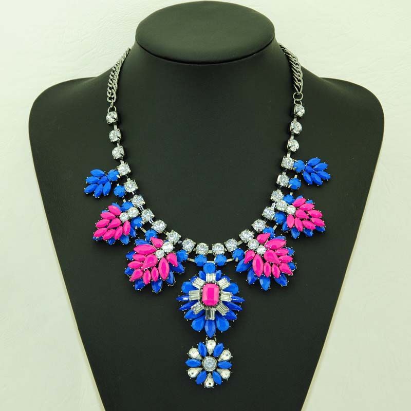 2014 Hot-Sell Women Beaded Charm Necklaces 