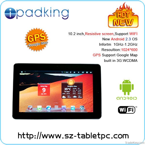 Andriod Tablet PC (10.2 Inch)