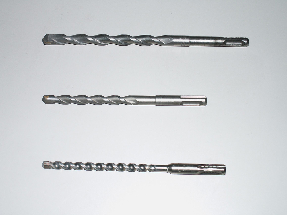 SDS-plus Hammer Drill Bit, Sizes in Inch, Metric Sandblast