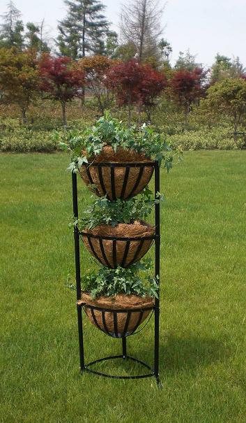 flower stand , garden decoration, metal flower stand