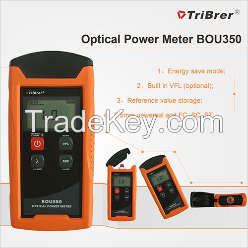 OPM, Fiber Power Meter, Fiber Tester, Tribrer Brand BOU350, Fiber Optical Power Meter