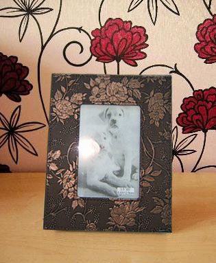 Leather photo frame