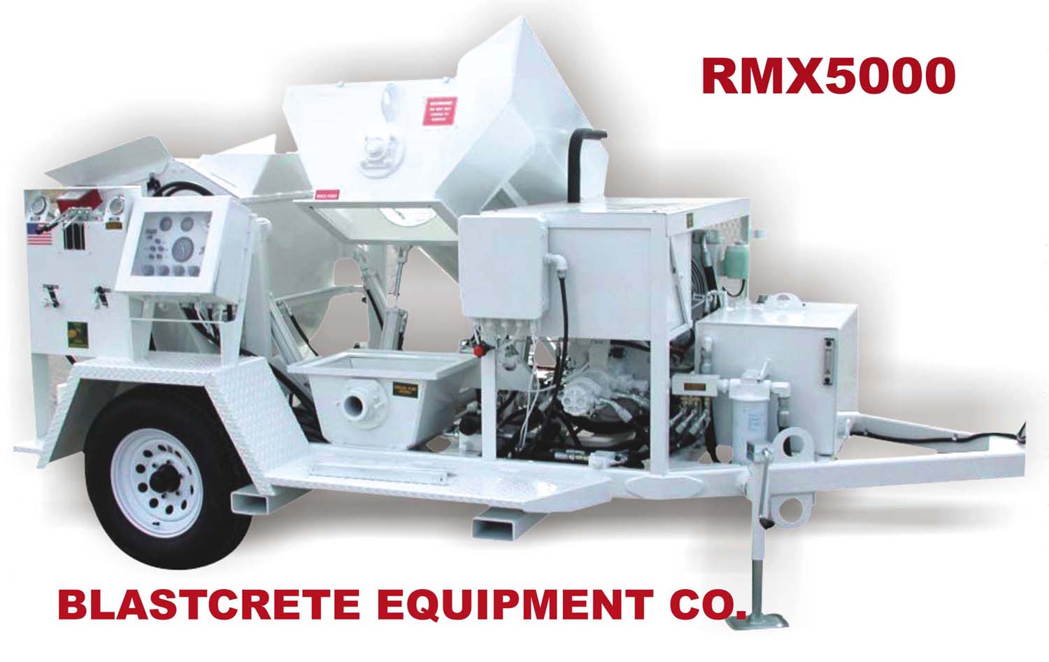 rmx-5000 refractory shotcrete equipment