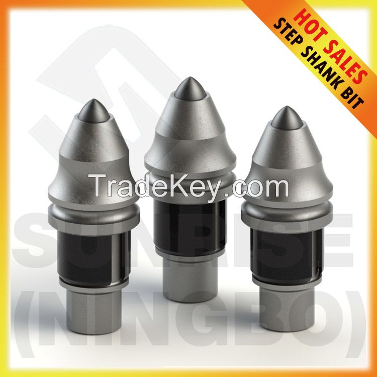 B47K Foundation pile drilling betek round shank cutter bits