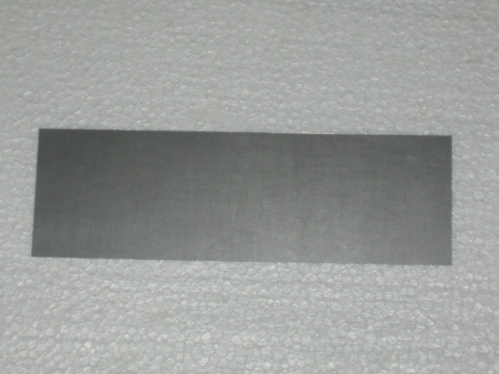 Tungsten sheet