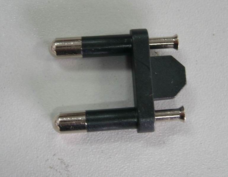 2 pins India plug insert