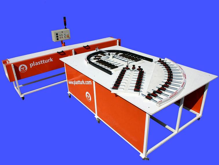 PVC Hot Air Profile Arch Bending Machine-Motorized