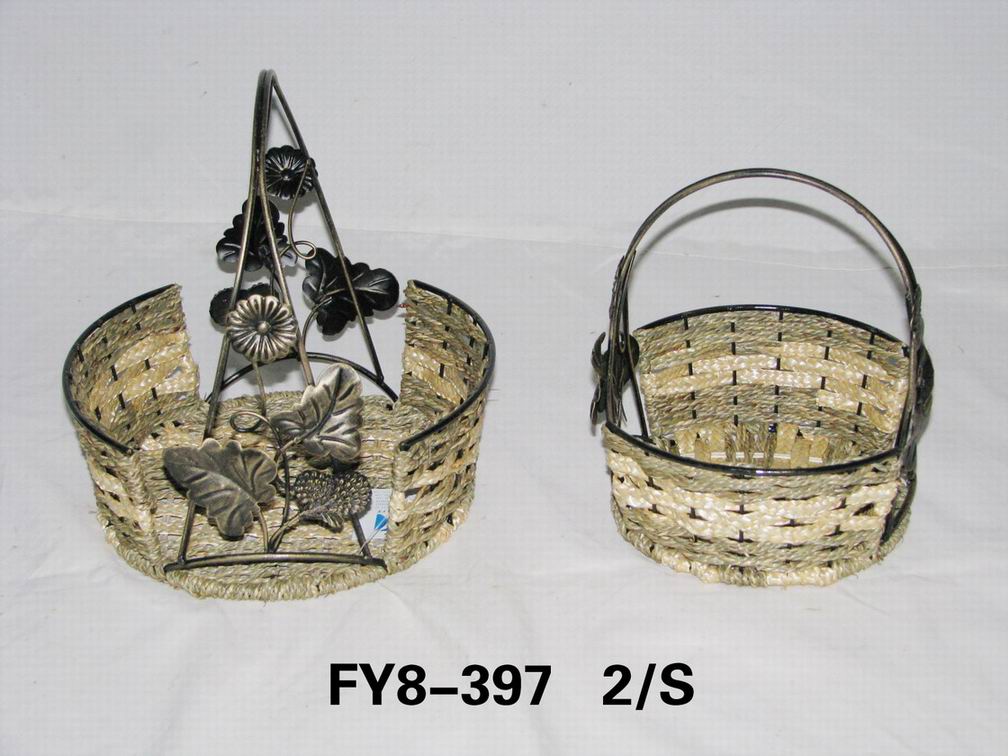 Rattan &amp; Wicker &amp; Iron baskets