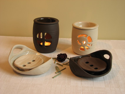 Aroma oil Lamps And Soap Dishes