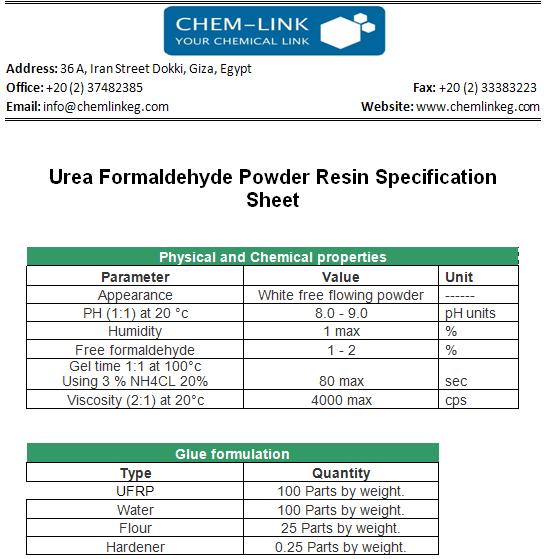 Urea Formaldehyde Resin Powder