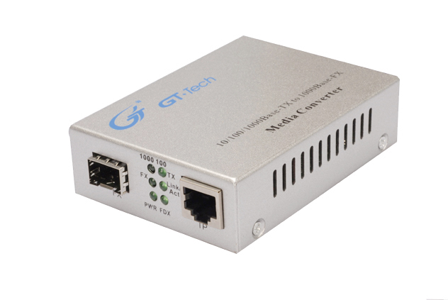 10/100/1000M SFP Slots Media Converter