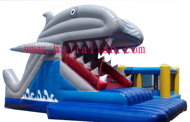 Inflatable slide