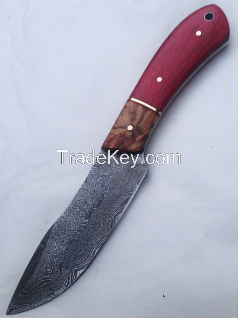 Damascus Hunting Knives