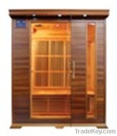 3 person Red cedar&Carbon nano heater infrared sauna