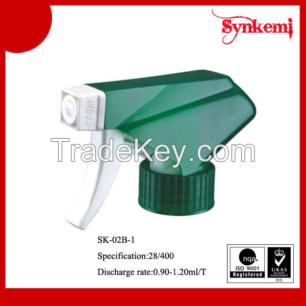 28/400 Green trigger sprayer plastic 