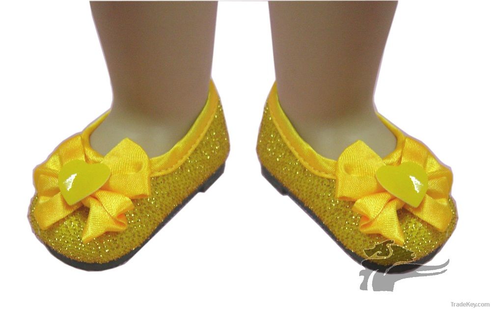 Yellow annabel doll Dress shoes American girl doll shoes