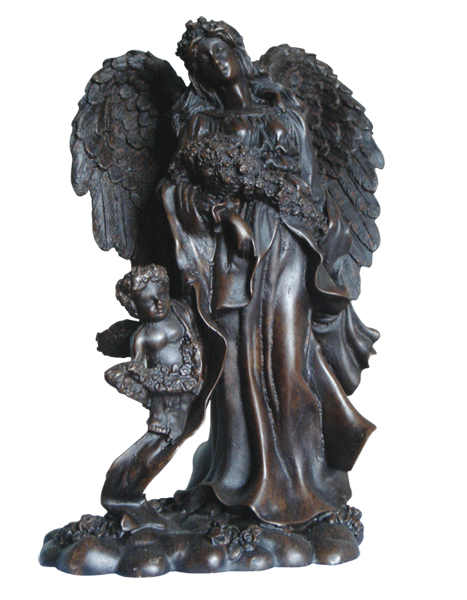 Sell Adult Angel & Little Angel Bronze Sculpture