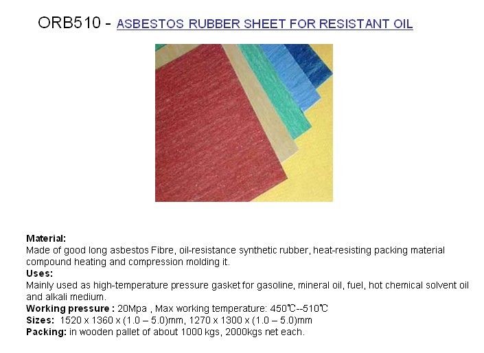 asbestos sheet