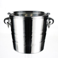 Stainless steel ice bucket